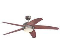 Westinghouse Lighting 72071 Ventilador De Techo Con Luz, 55 W, Marrón, 132 X 132 X 36 Cm