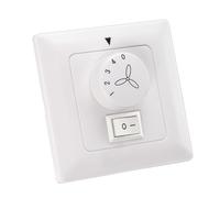 Westinghouse Lighting 78801 Interruptor de pared para ventiladores de techo con iluminación, blanco