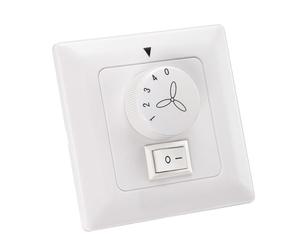 Westinghouse Lighting 78801 Interruptor de pared para ventiladores de techo con iluminación, blanco
