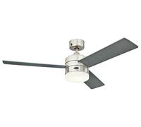 Westinghouse Lighting Alta Vista Ventilador de Techo Integrado, 17 W, Plateado
