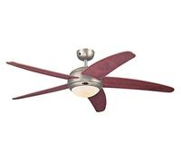 Westinghouse Lighting Bendan Ventilador de Techo R7s, 80 W, Aspas Manzano