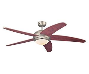 Westinghouse Lighting Bendan Ventilador de Techo R7s, 80 W, Aspas Manzano