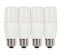 Westinghouse Lighting Bombillas LED T7 E27, 8 W, Blanco Cálido, Pack de 4 unidades, 6