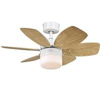 Westinghouse Lighting Flora Royale Ventilador de Techo E27, Blanco