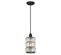 Westinghouse Lighting One-Light Indoor Pendant Lámpara de Techo, Bronce aceitado