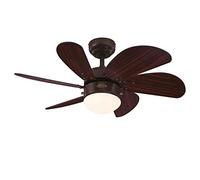 Westinghouse Lighting Turbo Swirl - Ventilador de techo con luz (modelo y color): espresso, alas wengué, 76 cm