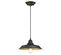 Westinghouse One-Light Indoor Pendant, Bronce Aceitado Lámpara de techo colgante con 1 luz