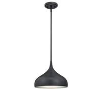 Westinghouse One-Light Indoor Pendant Lámpara de Techo, Negro