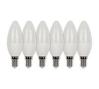 Westinghouse Pack de Bombillas LED, E14, 6 W, Blanco Cálido, 6 Unidades