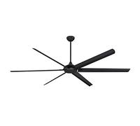 Westinghouse. Ventilador de techo negro mate para interiores de grandes dimensiones, 254 cm, con mando y motor de CC