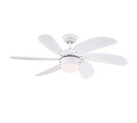 Westinghouse - Ventilador de techo Turbo Swirl blanco, 105 cm