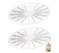 Westmark 2 enfriadores de postres/divisores para tartas, doble función, redondo, diámetro: 32 cm, plástico, blanco, 314322E3