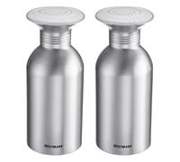 Westmark 2 Salero gastronómico Omega - Práctico especiero para cocinas profesionales y gastronómicas, también apto para azúcar, recipiente para sal, acero inoxidable, 650 ml