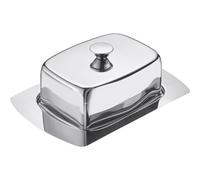 Westmark Mantequillera decorativa 20872260 – 19 cm, acero inoxidable, plateado