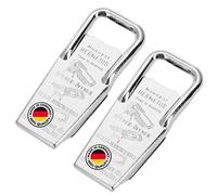 Westmark 2X Abridor de Botellas y Tapones, Levantador de Tapas, Abridor de Tapas de Rosca, 3 en 1, Acero/Caucho, 8,6 x 3,7 x 1,5 cm, Hermetus, Plateado/Rojo, 618322E3