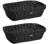 Westmark 2X Cesta Multiusos, Apta para hostelería y gastronomía, Rectangular, 31 x 21 x 9 cm, Fibra sintética, Saleen Edition, Negro, 020202191E3
