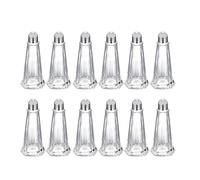 Westmark 652722E2 - Salvadores universales (12 unidades, 40 ml, cristal/acero inoxidable, color plateado y transparente