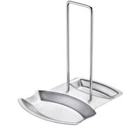 Westmark Ablage Cucharas, Soporte para Cubiertos y Tapas de Ollas de Ø 16, 32 cm, con Escurridor para Recoger Líquidos, Acero Inoxidable