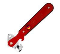 Westmark Abrelatas de palanca "Columbus" - abrelatas estrecho con abrebotellas óptimo para abrir latas y botellas - rojo, 1025227R