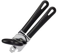 Westmark Abrelatas de pinza con cubierta y elevador de tapas, Longitud: 20,8 cm, Acero/plástico, Gentle, Negro, 28402270