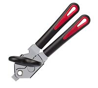 Westmark Abrelatas de pinza con cubierta y elevador de tapas, Longitud: 22 cm, Acero/plástico, Gallant Super, Negro/rojo, 29412260
