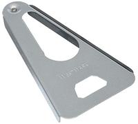 Westmark Abridor multiusos en envase retro, Acero/caucho, 17 x 9, 8 x 1, 5 cm, Twist, Plateado, 1050RT60