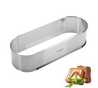 Westmark Bandeja de hornear ovalada, Extensible, Acero inoxidable, Plata, 31352260