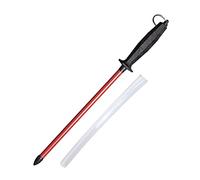 Westmark Barra de afilado + protector, Longitud: 50,6 cm, Rubí sinterizado/Plástico, Sieger-Long-Life, Rojo/Negro, 197222E6