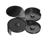 Westmark Borde de vidrio Meggy - práctico accesorio de bar para adornar copas de cóctel, 3 compartimentos para zumo de lima, azúcar y sal, ideal para margaritas - ABS, sin BPA