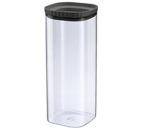 Westmark Bote de Vidrio con Tapa de Silicona, Tarro de Almacenamiento con Tapa para Guardar Pasta, Especias, Té, Dulces y Mucho Más, Cuadrado, Apilable, 2.230 ml