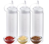 Westmark Botella Dosificadora, Dosificación Precisa y Llenado Limpio de Botellas con Aceite, Mayonesa, Salsa BBQ y Otros Líquidos, Libre de BPA, 240 ml