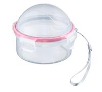 Westmark Caja de frutas para llevar - Práctica caja de almacenamiento para fruta redonda sin puntos de presión, ideal para viajes, apta para lavavajillas, silicona y polipropileno - Dimensiones