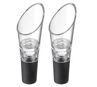 Westmark Caños de decantación Simo - vertedor de vino de con ventilación, accesorio adecuado para muchas botellas de vino, cierre fiable - plástico, acero inoxidable, 2 piezas