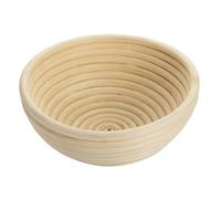 Westmark Cesta de fermentación, Para masa de pan de 750-1000g, Redonda, Diámetro: 17,5 cm, Ratán, Beige claro, 32082270