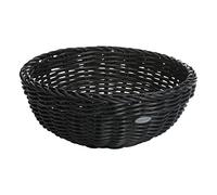 Westmark Cesta multiusos, Adecuada para hostelería y gastronomía, Redonda, Ø aprox. 23 cm, altura: aprox. 9 cm, fibra sintética, Saleen Edition, negro, 02010319101