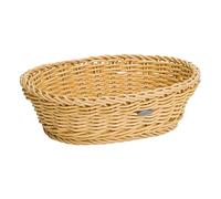 Westmark Cesta multiusos, Apta para hostelería y gastronomía, Ovalado, Aprox. 25,5 x 19 x 8 cm, Fibra sintética, Saleen Edition, Beige claro, 02056030101