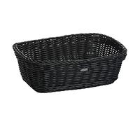 Westmark Cesta multiusos, Apta para hostelería y gastronomía, Rectangular, Aprox. 31,5 x 22 x 10 cm, Fibra sintética, Saleen Edition, Negro, 02020019101
