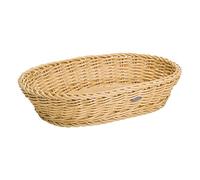 Westmark Cesta multiusos, Apto para hostelería, Oval, aprox 32 x 23 x 7 cm, Fibra sintética, Edición Saleen, Beige claro, 02010730101