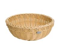 Westmark Cesta multiusos, Apto para hostelería, Redondo, Ø aprox 23 cm, Altura aprox 9 cm, Fibra sintética, Edición Saleen, Beige claro, 02010330101