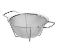 Westmark Colador de pie - colador de malla fina de acero inoxidable con base estable y asas para un ajuste seguro y transporte, ala ancha, apto para lavavajillas, diámetro de 18 cm