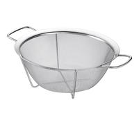 Westmark Colador de pie - colador de malla fina de acero inoxidable con base estable y asas para un ajuste seguro y transporte, ala ancha, apto para lavavajillas, diámetro de 22 cm