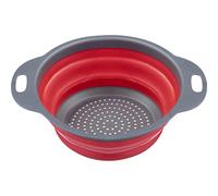 Westmark Colador plegable, con dispositivo para colgar, diámetro interior: 18,5 cm, plástico, mini, rojo/antracita, 21232270