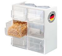 Westmark Conjunto de recipientes Venecia 6 x 1 l plástico transparente/blanco