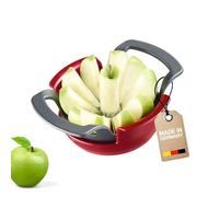 Westmark Cortador de manzanas Divisorex, Spezial Black Edition, Descorazonador de manzanas y peras, Cortador de manzanas de aluminio, Antracita