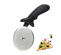 Westmark Cortapizzas profesional/rodillo para pizza XXL, Tamaño de la hoja: ø 10 cm, Longitud: 23 cm, Acero inoxidable/plástico, Master Line, Negro/plateado, 13282270