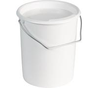 Westmark Cubo de leche/almacenamiento/alimentación con asa y tapa, Capacidad: 3 L, Plástico, Blanco, 237922E1
