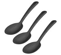 Westmark Cuchara de Servir Gentle - Set de 3, Honda, Escala 20/40/60 ml | Para mezclar y servir ensalada, ideal para bufé, mango corto, resiste hasta 210 °C, sin BPA, 286422E3