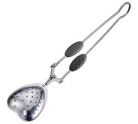 Westmark Cuchara para Servir té con Forma de corazón, con Asas de Silicona, Acero Inoxidable 18/8 y Silicona, Longitud 17,5 cm, 15812270