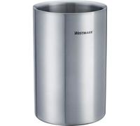 Westmark Enfriador de botellas de doble pared de 1,5 l, ideal para mantener el agua, cerveza, vino o champán fresco en la mesa o fuera de casa, también se puede utilizar como cubo de hielo - Acero