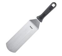 Westmark Espátula profesional para grill, Angulada, Flexible, Cerrada, Tamaño de la hoja: 7,5 x 20 cm, Longitud: 36,5 cm, Acero inoxidable / plástico, Master Line, Negro/plateado, 13382270